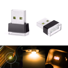 Беспроводной USB Гибкий неоновый светодиодный светильник, атмосферный светильник, ножной светильник, светильник для украшения интерьера автомобиля 2024 - купить недорого