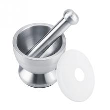 Mortar Pestle Beans Garlic Spices Foodstuffs Grinder Kitchen Press Daosuan Device for Drug Spice Garlic Stainless Steel 2024 - buy cheap