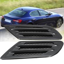 Car Bonnet Cover Carbon Fiber Air Intake Flow Side -Fender Vent Hood Scoop Sticker 2024 - buy cheap