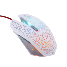 Mouse gamer usb com fio rgb ergonômico, mouse branco para jogos em computador notebook usb 2.0 para lol dota 2 2024 - compre barato