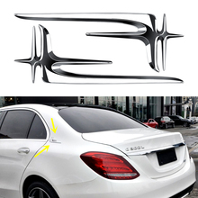 2Pcs 3D Badge Emblem Side Body Decor Trim For Mercedes Benz AMG W211 W203 W204 A180 A200 B180 B200 CLA Accessories Sticker 2024 - buy cheap