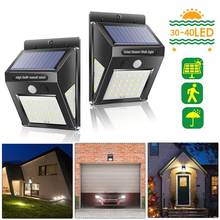 PIR Motion Sensor 30/40 LED Solar Light Lamp Outdoor Waterproof Energy Saving Street Path Home Garden Lamp 2024 - buy cheap