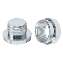 2pcs/set M18 x 1.5 O2 Oxygen Sensor Stainless Steel Weld On Bung Plug Nut Cap Kit Easy To Weld On 2024 - buy cheap