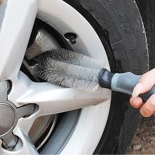 Аксессуары для автомобиля щетка для колес серая щетка для мытья автомобиля мягкая резиновая Автомобильная специальная стальная кольцевая щетка для автомойки инструмент для мытья автомобиля 2024 - купить недорого
