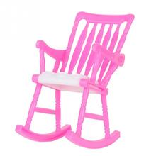 1pc Girls Toys Mini Doll Rocking Chair for Barbies Accessories Doll House Furniture Dollhouse Room Decoration Children Gift 2024 - buy cheap