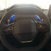 Meu bom volante do carro mudança pás modificação interior modificação volante decoração para peugeot 508l/4008/5008 2024 - compre barato