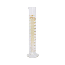 Cilindro graduado de vidrio Pyrex con escala laboratorio cilindros de medición con marca para la prueba química borosilicato 250ml 1 unds/pack 2024 - compra barato