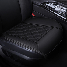 1PC Car Front Seat Cover Cushion Square Lattice Black Four Season PU Material Vehicles Interior Accessories 2024 - buy cheap