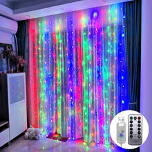3x3m 300 LED Christmas Icicle Fairy String Lights Wedding Party Fairy Lights For Outdoor Curtain Garden Decor 2024 - buy cheap