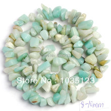 High Quality 5-8mm Natural Mixed Amazonite Freeform Gravel DIY Gems Loose Beads Strand 16" Jewelry Making Free Shipping w352 2024 - buy cheap