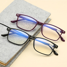 Imwete óculos de leitura retrô tr90, óculos para homens e mulheres com bloqueio de luz azul, dioptria + 1.0 + 1.5 2.0 2.5 3.0 3.5 2024 - compre barato