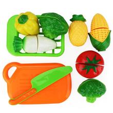 Cortar frutas vegetais frutas, brinquedos de cozinha, para crianças educativos, aprendizado de plástico, presentes, pnlo 2024 - compre barato