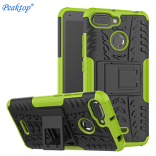 Peaktop redmi 6a capa de silicone armadura amortecedor à prova de choque capa traseira robusta para xiaomi redmi 6 capa fundas para 6a capa 2024 - compre barato