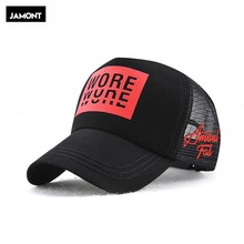 Jamont New Men's Baseball Cap Print Summer Mesh Cap Hats For Men Women Snapback Gorras Hombre Hats Casual Hip Hop Caps Dad Hat 2024 - buy cheap