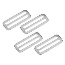 4pcs/set Scuba Diving 2' Weight Belt Slide 316 Stainless Steel Webbing Stopper Keeper Tri- Slide Buckle Silver Water Sports 2024 - buy cheap