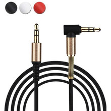 Conector de Audio de 3,5mm, Cable auxiliar macho a macho de 3,5mm, Cable auxiliar para auriculares de coche, teléfono MP3/4 de 3,5mm 2024 - compra barato