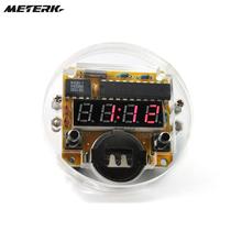 Singlechip, Kit de reloj con pantalla LED roja, conjunto DIY, módulo de reloj electrónico, componentes de reloj Digital electrónico con correa de reloj verde 2024 - compra barato