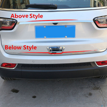 My Good Car Stainless Steel Car Rear Door Trim Rear Trunk Cover Sticker for Jeep Compass 2TH 2017 2018 Accessories 2024 - buy cheap