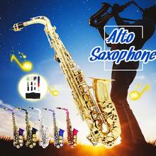 Upgrade Saxophone Exquisite New Orchestral Instrument Eb Flat Alto Sax Alto Saxophone Increased Trumpet With Case 2024 - buy cheap