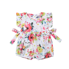 Cute Flower Infant Newborn Baby Girls Clothing Ruffles Rompers Baby  Summer Jumpsuit Playsuit 2019 Baby Girl Costume 2024 - buy cheap