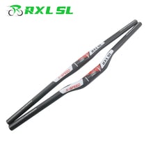 RXL SL Bike 31.8 Carbon Handlebar Mtb Horizontal /one-shaped Handlebars 3K Matte Red Flat/Riser 680/700/720/740 Mtb Handlebars 2024 - buy cheap