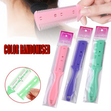 Mayitr 1pcs Double Sided Hair Razor Comb Handle Hair Razor Cutting Thinning Comb Home DIY Trimmer inside with Blades 2024 - buy cheap
