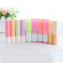 50pcs Empty 3.5g LIP BALM Tubes Containers 4g Colourful Lipstick Tubes DIY Refillable Plastic Bottles Containers Free Shipping 2024 - buy cheap