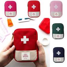 Protable Outdoor Survival Mini Emergency Medicine Bag Camping First Aid Pouch Kit Medicine Drug Pill Box Storage Case Pocket New 2024 - buy cheap