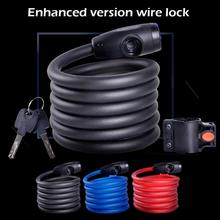 Anti-theft 1.5m/1.8m Long Steel Wire Bike Chains Lock Electric Car Portable Bike Cable Locks Bicycle Lock Cycling Accessory 2024 - buy cheap