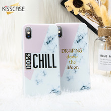 KISSCASE роскошный Мрамор чехол для iPhone X чехол для iPhone 7 8 чехол для iPhone 6 S Plus iphone 8 Plus чехол XS MAX XR 8 Plus, 7 Plus, чехол Fundas 2024 - купить недорого