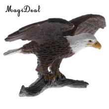 Flying Bald Eagle Animals Figure Toys Realistic Wild Forest Creatures Action Model Kids Educational Cognitive Statues Toy Decor 2024 - buy cheap