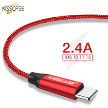KISSSCASE 3A Fast Charging Cord USB Cable for iPhone Android Micro USB Cable Type c USB C Cables for Samsung Huawei Xiaomi Wire 2024 - buy cheap