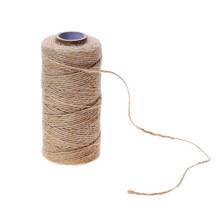 50-100M Natural Twine Burlap String Hemp Rope Party Wedding Gift Wrapping Cord Thread DIY Scrapbooking Florists Craft Decor 2024 - buy cheap