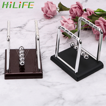 HOOMIN Newton's Cradle Physics Science Pendulum Desk Table Decor Newton Ball Steel Balance Ball Metal Pendulum Ball 2024 - buy cheap