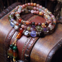 6MM 108 Colorful Crystal Quartz Beads Mala Bracelet mala Fancy new malaenergy malaFancy malanew Wristband malamala natural 2024 - buy cheap