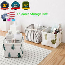 Hot Storage Bin Closet Toy Box Container Organizer Fabric Basket Linen Basket Waterproof Storage Boxes 2024 - buy cheap