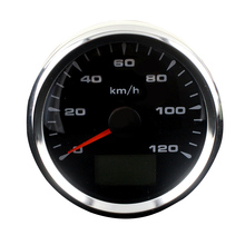 Medidor de velocidade, 85mm 0-120 km/h, gps, velocidade, medidores, 8 cores, gps, velocímetros, indicadores de velocidade com antena 2024 - compre barato