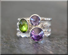Colorful Elegant Zirconia Ring wedding birthstone bridal jewelry opal Ring for Women 2024 - buy cheap