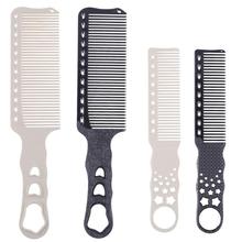 Peine plano de resina antiestático profesional para hombres, herramienta de peinado para cortar el pelo, 2019 2024 - compra barato
