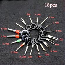 18pcs Auto Car Plug Wire Harness Terminal Extraction Crimp Pin Back Needle Remove Tool Kit Car Terminals Disassemble Tool 2024 - buy cheap