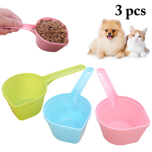 3PCS Food Scoop Assorted Color Multipurpose Plastic Food Feeder Food Shovel Pet Spoon Cat Dog Food Shovel Pet Supplies 2024 - buy cheap