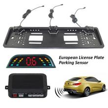 Car Parking Sensor Kit & Auto Reversing Radar European License Plate Camera Front Back Car Rear View with digital LCD Display 2024 - buy cheap