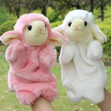 1 Pc Cute Sheep Hand Puppet Baby Kids Developmental Toys Soft Lovely Cartoon Interactive Plush doll Game Playing Toy kids Gifts 2024 - buy cheap