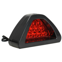 Luz trasera Triangular para coche, lámpara de freno y parada de 12 LED, CC de 12V, roja, estilo de coche 2024 - compra barato