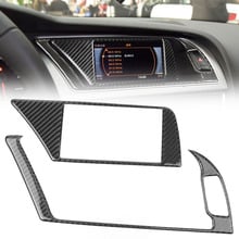 Panel de navegador GPS para coche, embellecedor de decoración de marco Interior para Audi A4, A5, 2009, 2010, 2011, 2012, 2013, 2014, 2015, 2016 2024 - compra barato