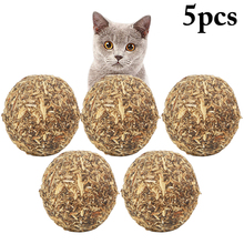 5PCS Cat Catnip Natural Compressed Catnip Ball Cat Treats Cat Toy For Cat Kitten 2019 New Arrive 2024 - buy cheap
