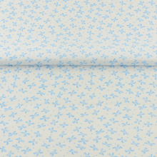 Branco 100% Algodão Tecido Costura Azul Arcos Projetos Tecido Scrapbooking Decorações de Cama Sarja Pano Quilting Patchwork Tela 2024 - compre barato