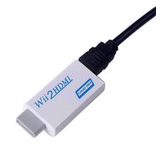 White/Black For Wii to HDMI 1080P Converter for Wii 2HDMI Adapter 3.5mm Audio Video Output Full HD 1080P Output Connector  #1221 2024 - buy cheap