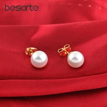 Pearl Earring Stud Earrings For Women Bijoux Gold Ear Brinco Ouro Bijouterie Boucle D'oreille Earings Fashion Perla E2899 2024 - buy cheap