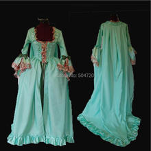 Tailored!green Vintage costumes 18th Duchess Retro medieval Renaissance Reenactment Theatre Civil war Victorian dress HL-403 2024 - buy cheap